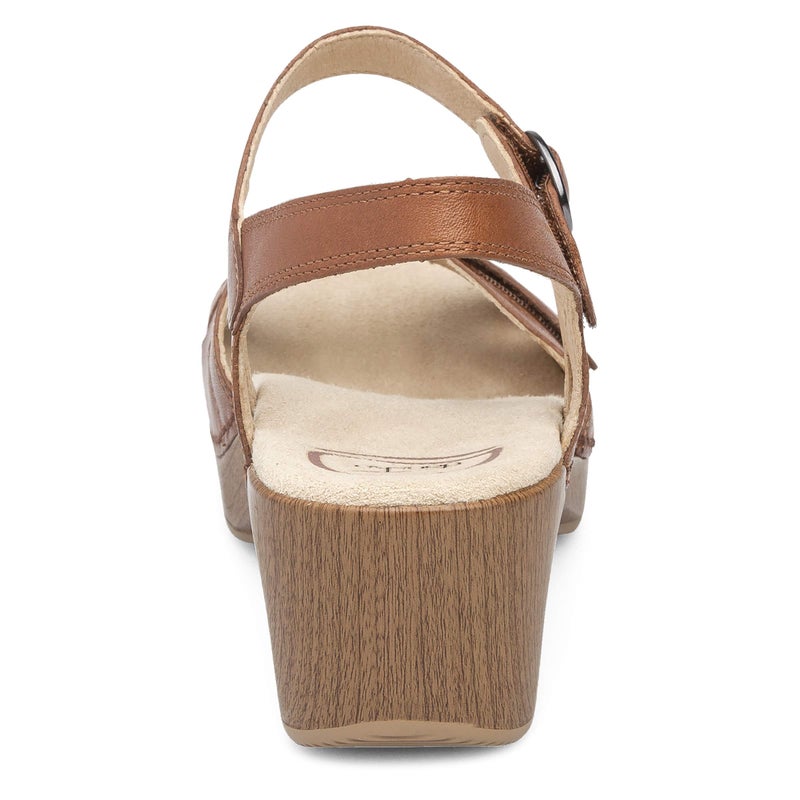 Dansko Season Stylish Sandal for Women - Lightweight with Added Arch Support - Durable PU Outsole for Long-Lasting Wear and Comfort Camel Full Grain 5.5-6 M US - Image 5